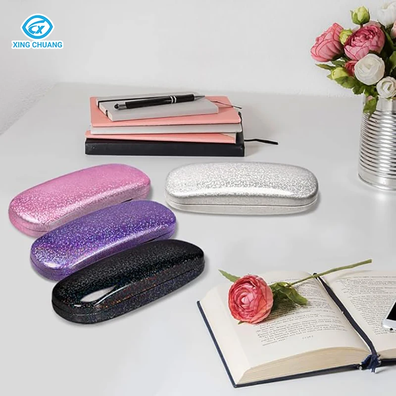 Any Color Hard Optical Leather Glasses Case New Leather Eyes Glasses Packaging Customized Logo Sunglasses Box For Women