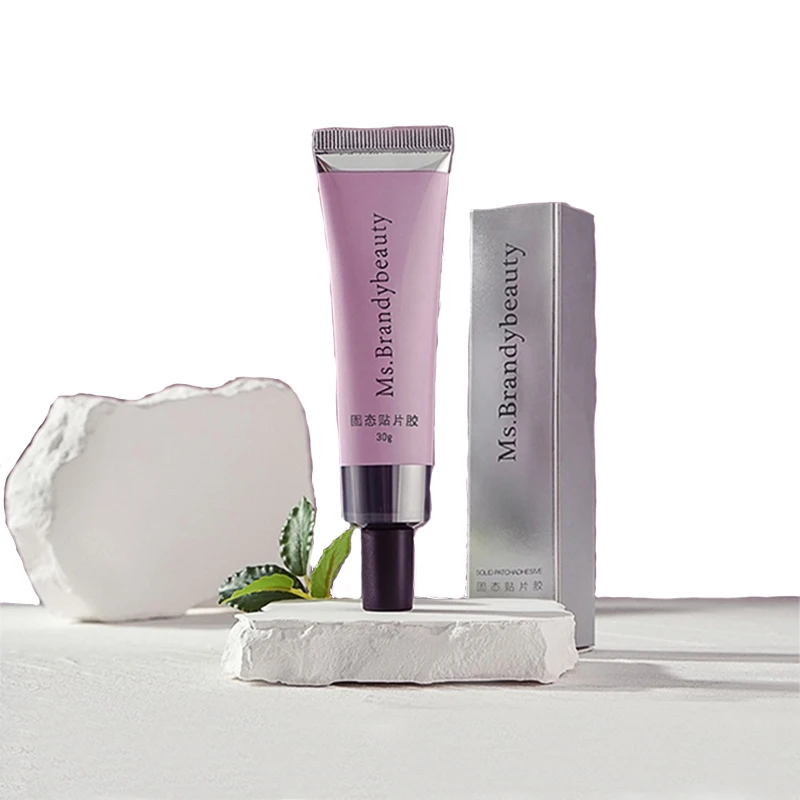 Factory Wholesale 30G Solid Patch Adhesive Gel Clear Strong Solid Nail Tips Glue Sets Tips UV Gel For Nail Box Press On Nail