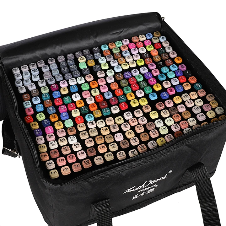 Wholesale Art Graffiti Alcohol MultiColor Fade Resistant Valve structure Acrylic Paint Marker pen set