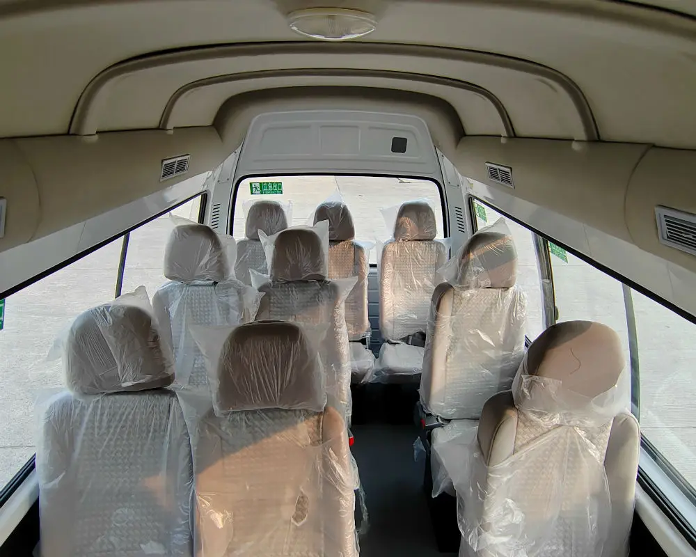 Aucwell Latest model Electric minibus hot sales RHD Electric Bus with 14 seater