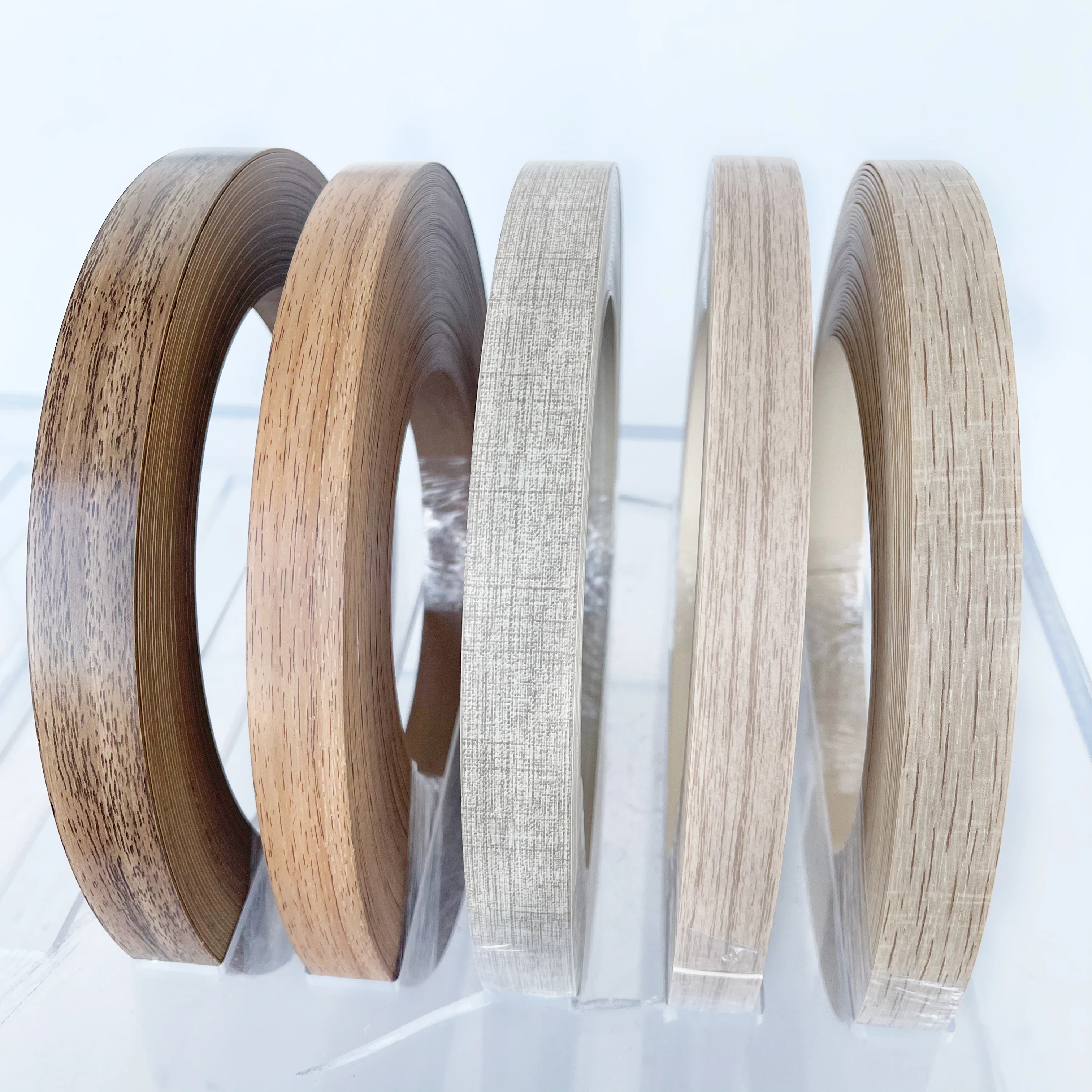 Manufacturer Provide New Designs Customized 1x22mm PVC Edge Banding for Furniture Accessories