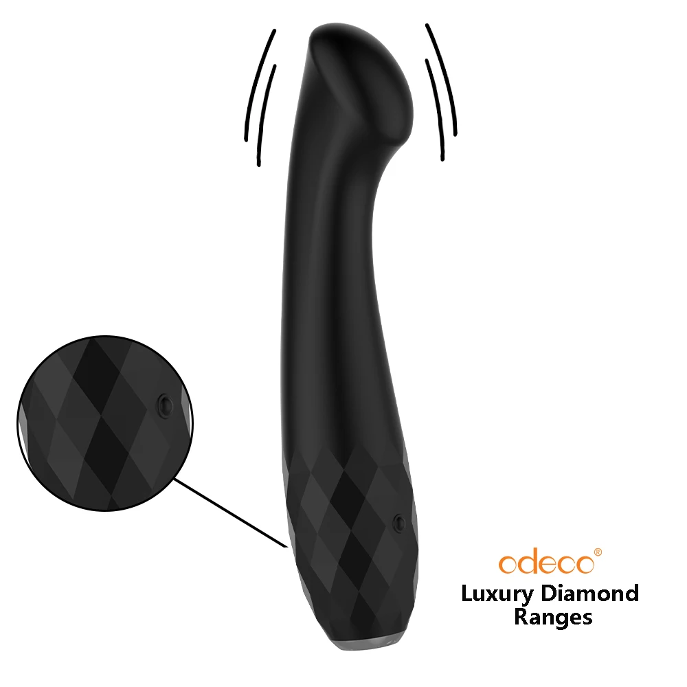 Odeco Black Strong Vibration Precise Big Area G Spot Stimulation Vibrator for Female Women