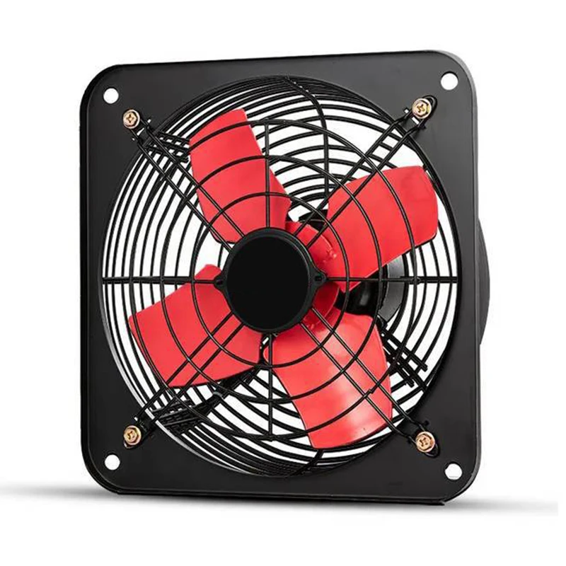 400mm Wall Double Sided Grille Metal Iron High Speed Square Industrial Axial Flow Ventilation Exhaust Fan For Paint Booth