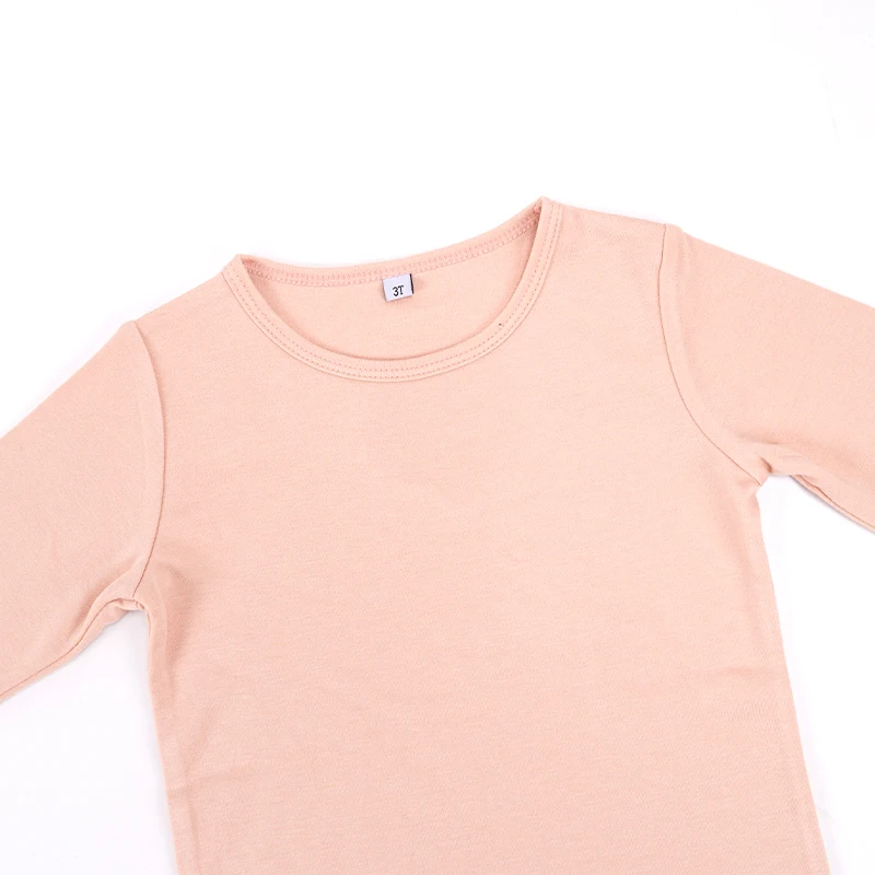 Toddler pajama set bamboo cotton wholesale two piece set kids toddler clothes set customize toddler girls sleepwear pyjamas