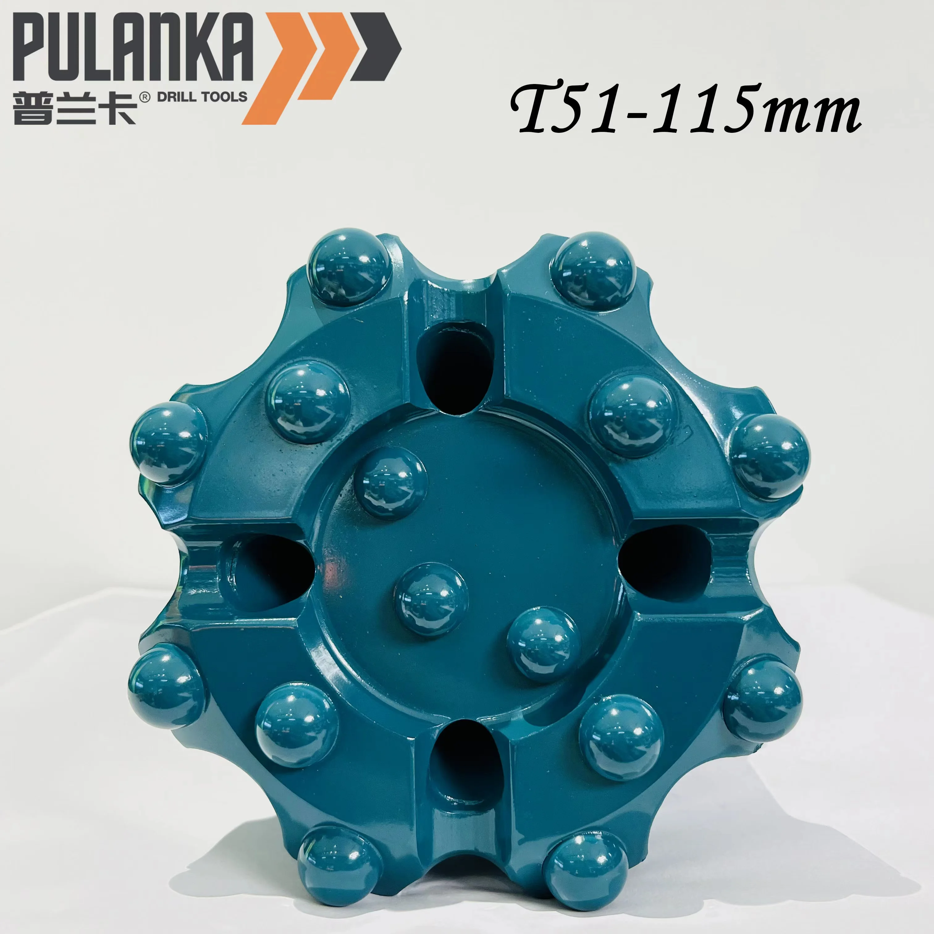 T51 115mm wear resistant mining thread button bit retractable carbide drill bit