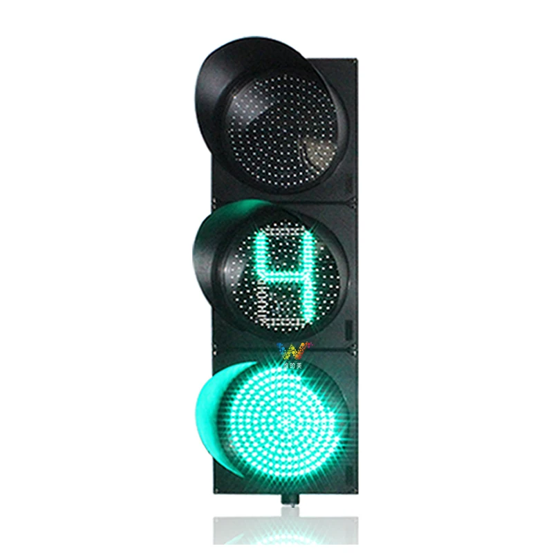 
400mm High Visibility Red Yellow Green Led Vehicle Traffic Lights 