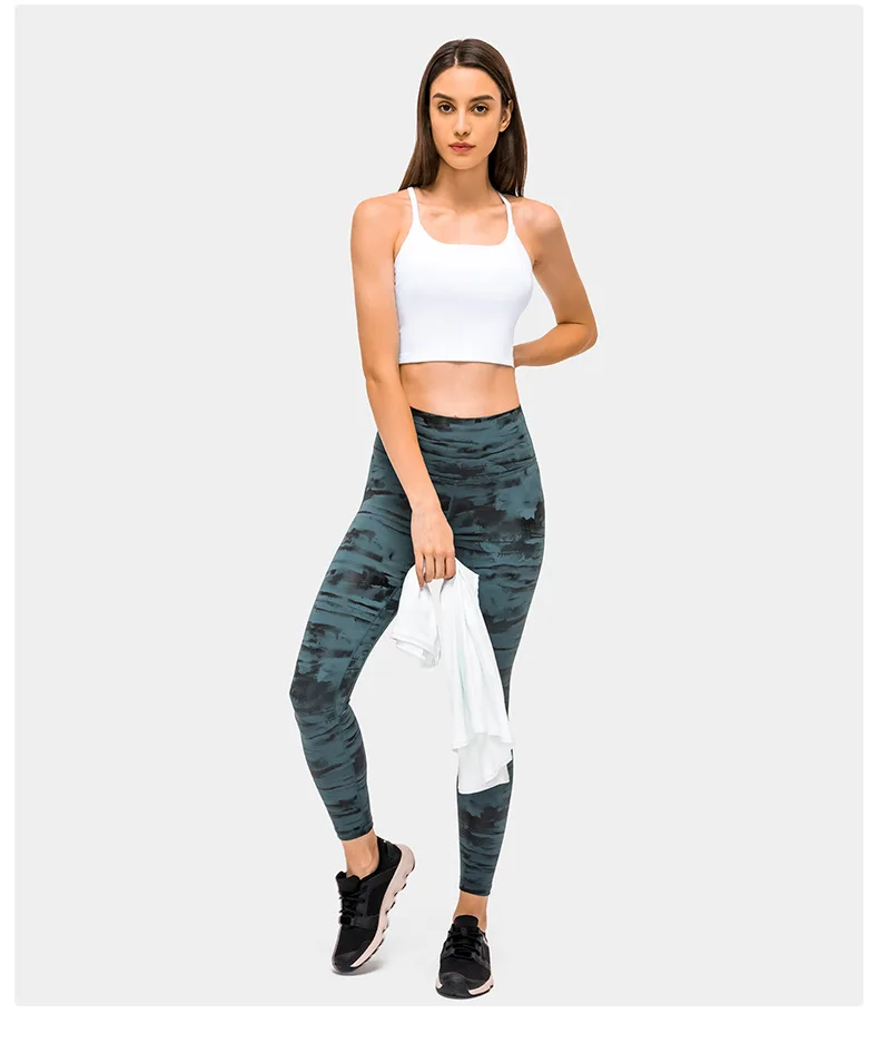 Amazon Hot Sale Women Padded Sport BraTop Fitness Seamless Longline Sports Bra