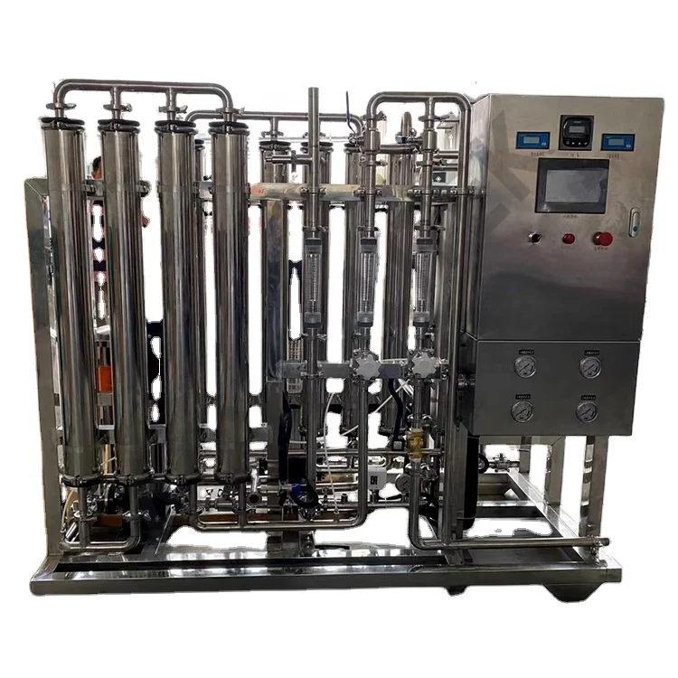 1000lph double pass RO Ultrapure water purifier SS304 ro plant water purifying machine for bolier food industry