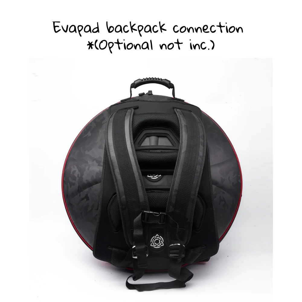 HCT Evetek (Medium) Stealth High quality thicken soft case gig bag hand pan bag handpan case box bag