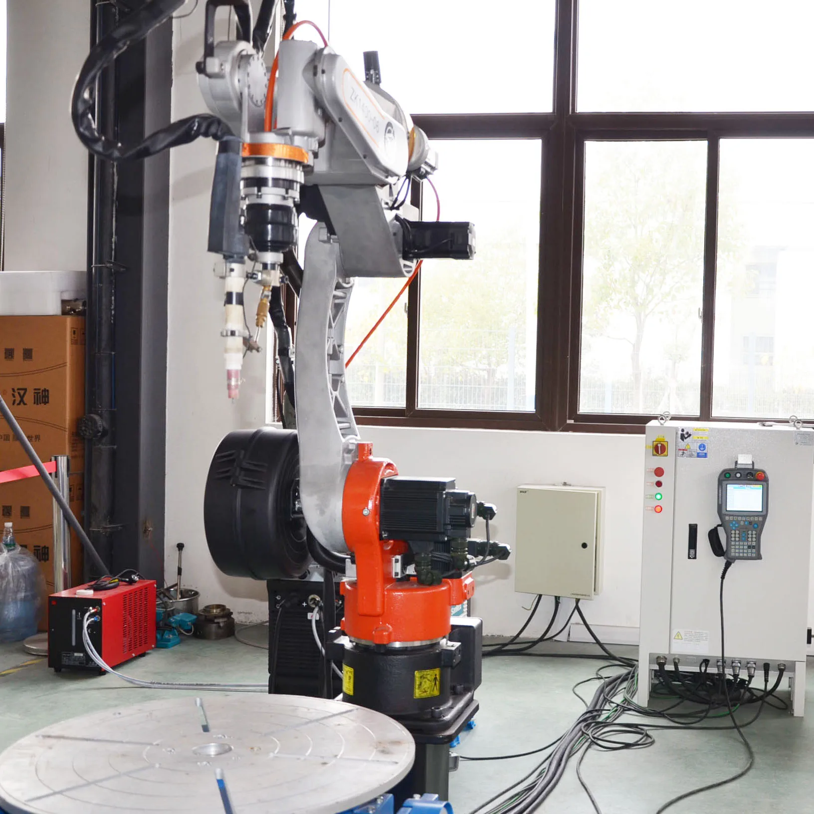Aluminum Welding Robot Arc Tig Laser Robot Welding Work Station Automated Welding Robot Arm