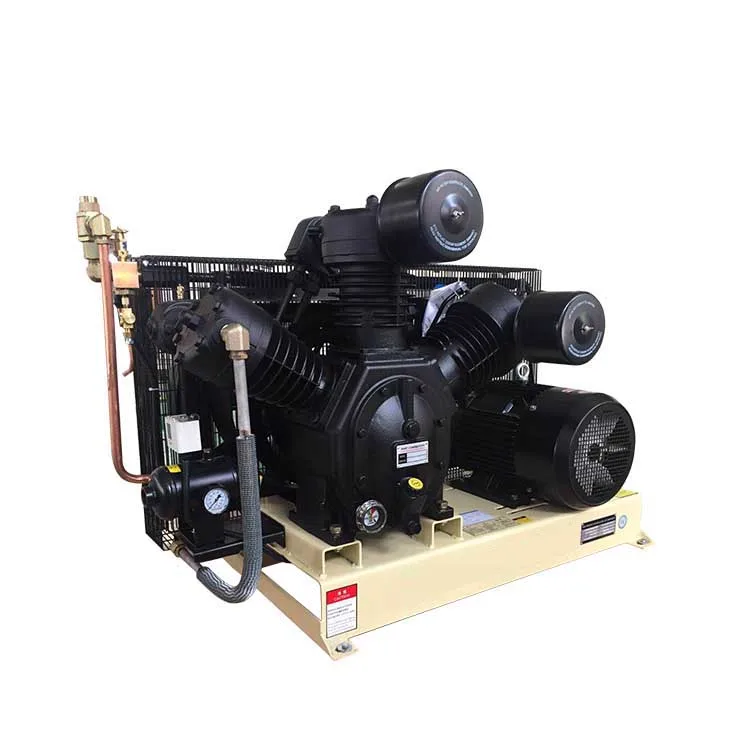 Газовый компрессор водорода с воздушным компрессором 70CFM 870PSI 40HP 2m3 60bar