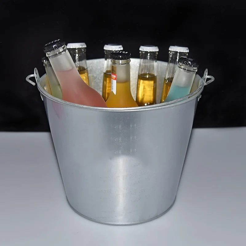 Custom Metal Tin Ice Bucket Beer Bucket