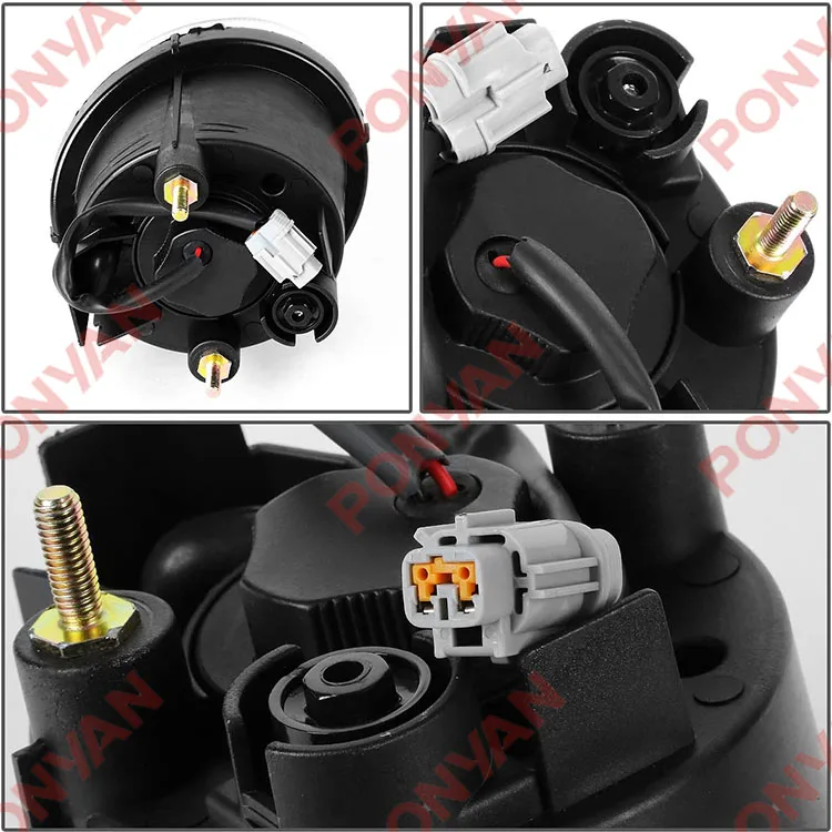 Fog Lights Driving Lamps+Switch+Wiring clear lens,ponyan fog light expert Fit For  02-03 Nissan Maxima Yellow Bumper