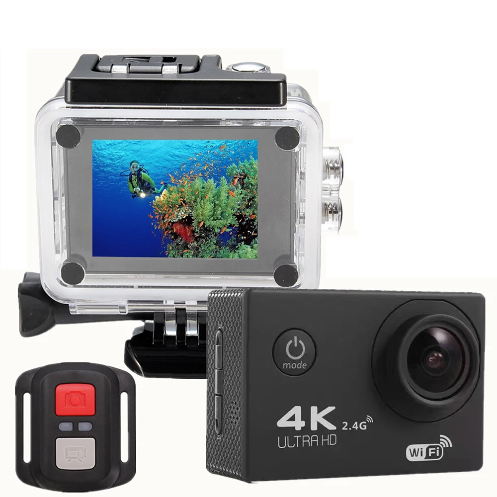 Sports DV HD with Remote Control WIFI Waterproof Camera 1080P Outdoor Cycling Aerial Photography Sport Camera