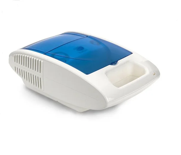 Air compressing quiet high flow piston portable asthma compressor nebulizer machine