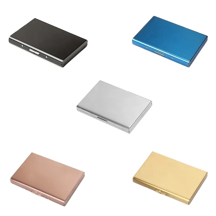 Wholesale Custom stainless steel Credit Card Holder with PVC Money Clip