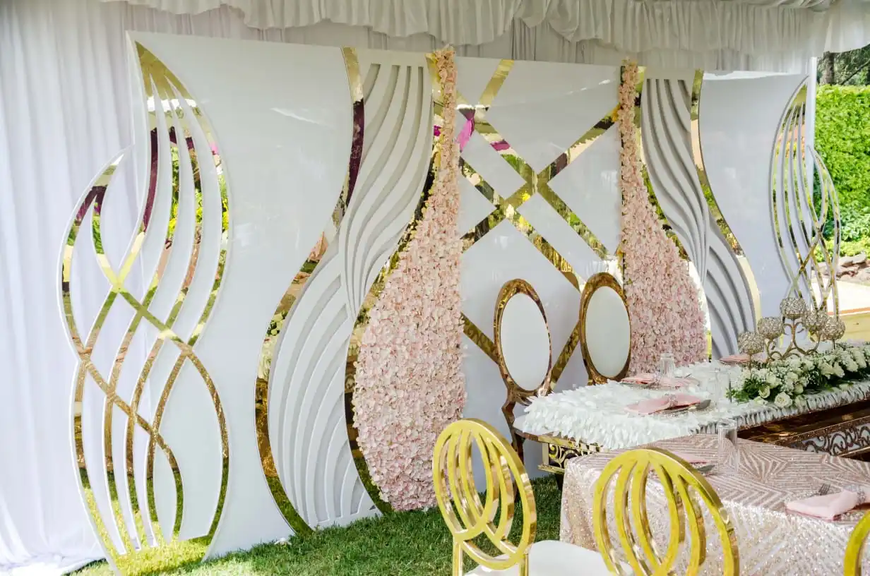 New Design Boda Decoration Mariage Wedding Backdrop for Sale