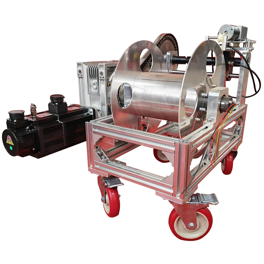 Cable winch speed adjustable automatic queuing electric take-up electric winch marine aluminium alloy reserve cable winch