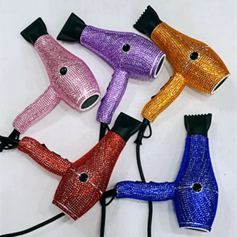Hot Sales Manufacturer Direct Produce Luxury Diamond Design New Style Ionic Hair Dryer Hair Dryers Machine Professional