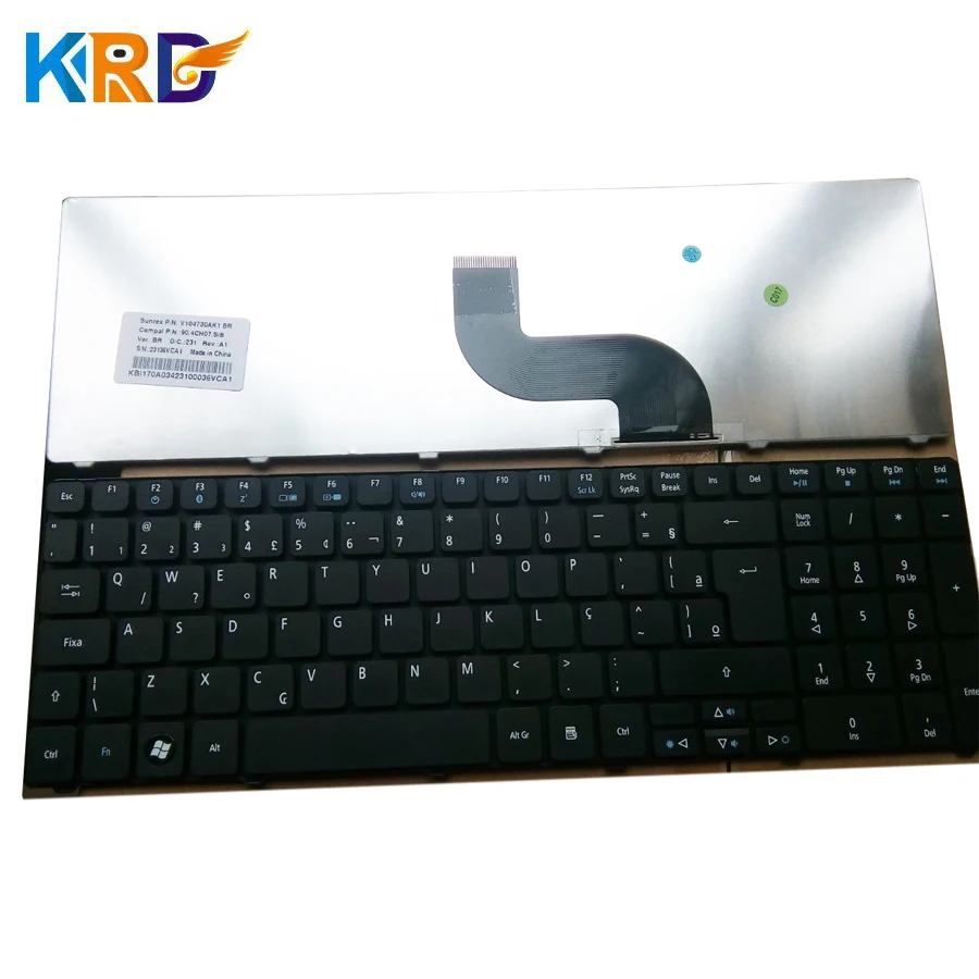 Клавиатура Teclado US BR PO FR SP для ноутбука Acer 5810 5742