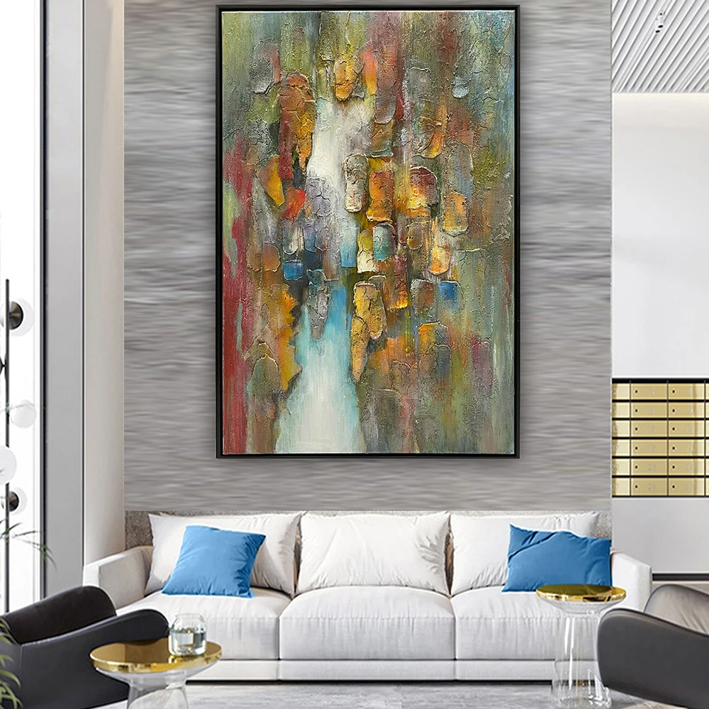 Handcrafted Oil Paintings That Offer A Fresh Contemporary Aesthetic And Distinctive Abstract Wall Art