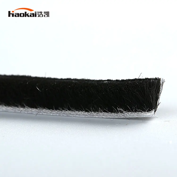 plastic pvc fin weatherstrip door brush window brush