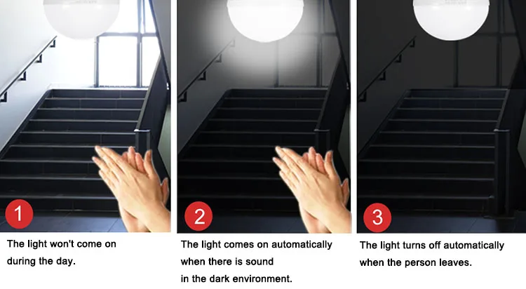 led landscape street outdoor indoor cabinet lawn yard house stage stairs ceiling wall sound light sensor smart night bulb lamps