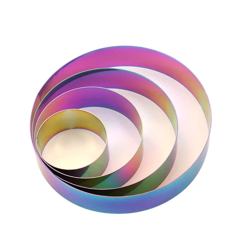 
Adjustable Stainless Steel mini Adjustable Round Cake Ring Mold Mousse Mold 6 CM to 10 CM Baking Cake Decor Mold Ring 