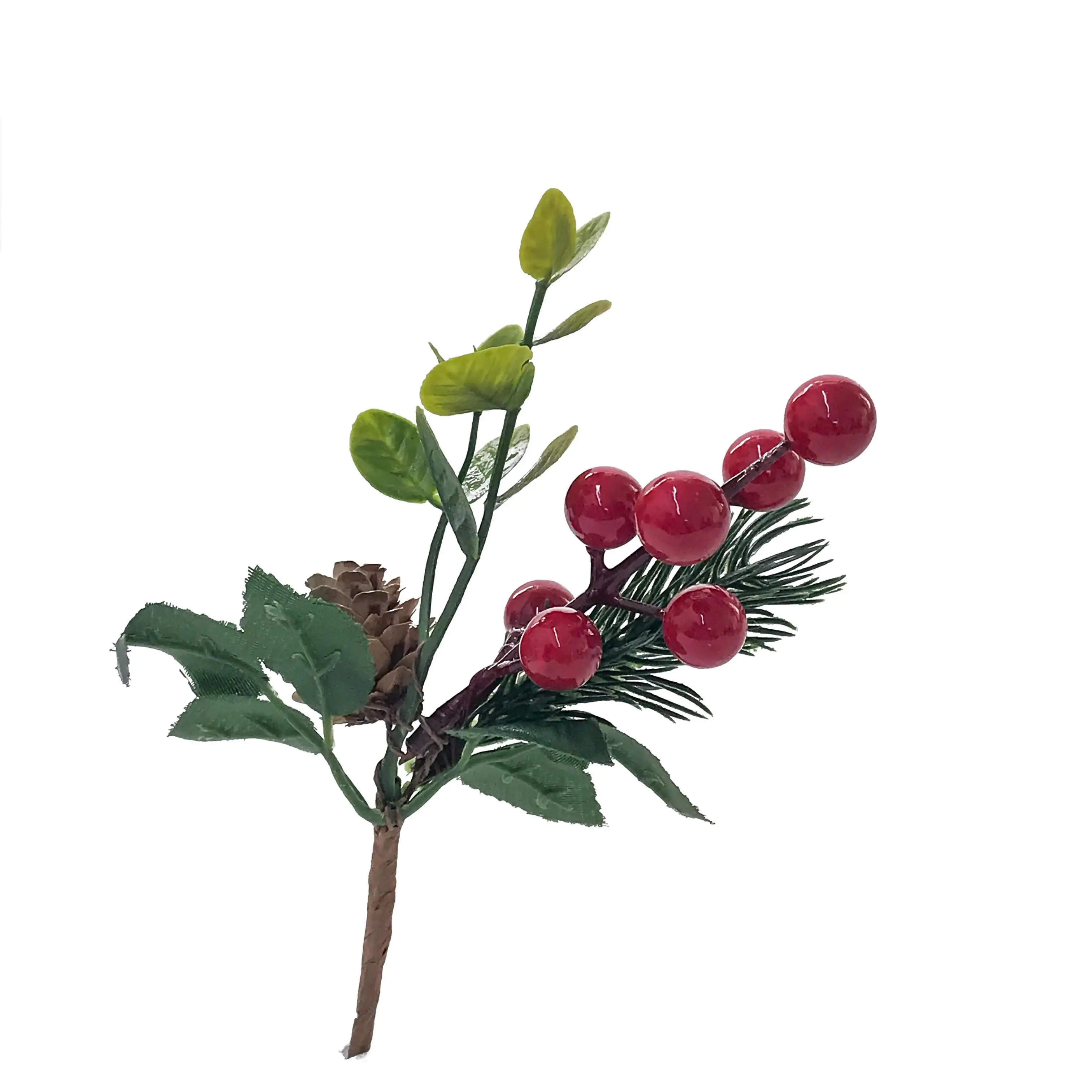 Artificial Christmas Holiday Pinecone Twig Christmas Decoration