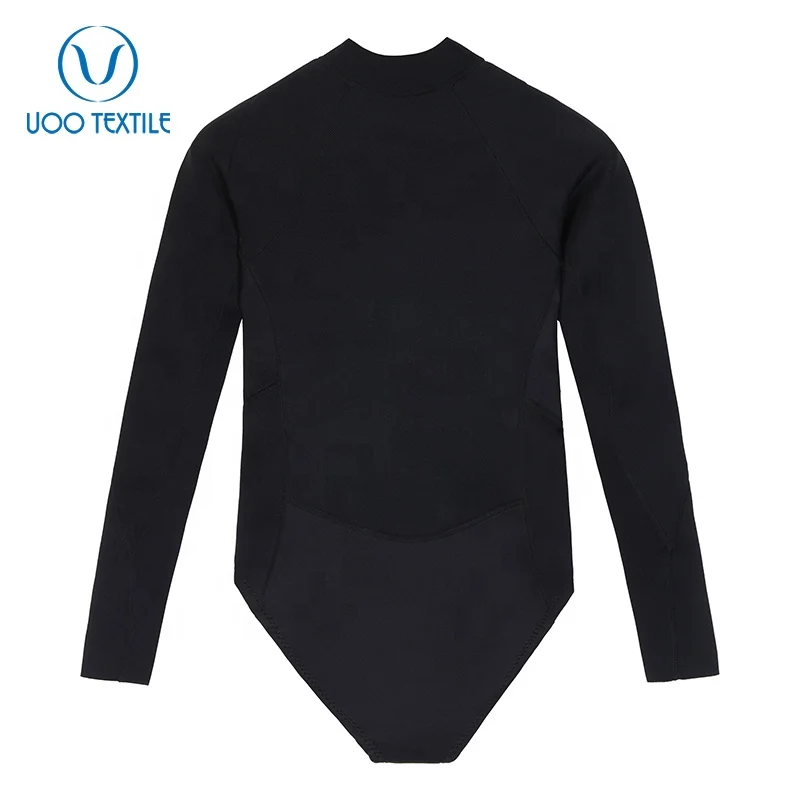 UOO UV Protection 1.5mm Long Sleeve Diving Suits with Front Zipper for Snorkeling
