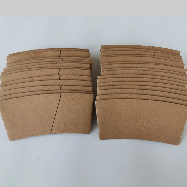 Cup sleeves for cold drinks custom hot coffee cup cardboard lid sleeves handle thermo ice  coffee cup sleeve kpop