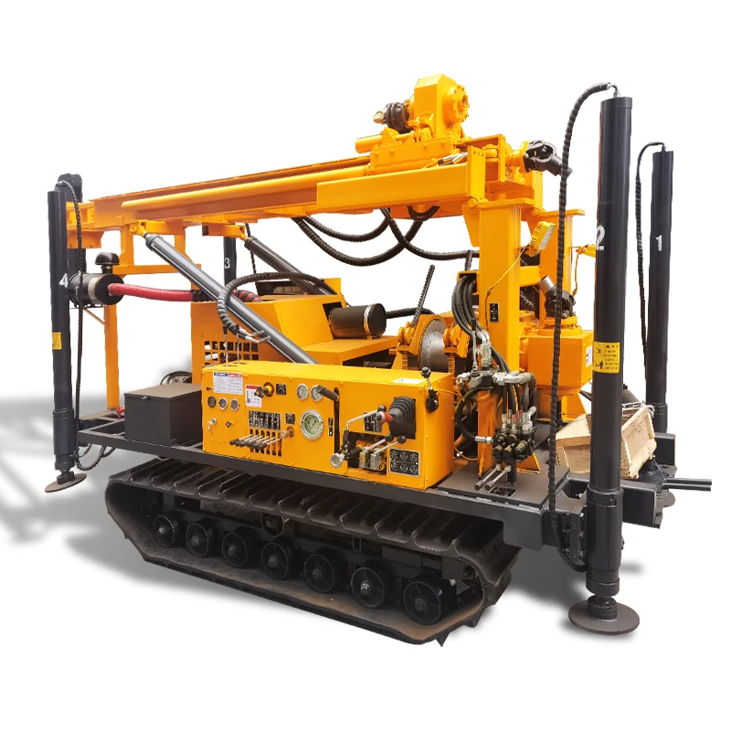Dual Function Rock Core And Water Well Drilling Rig 200M Crawler Type High Hydraulic Outrigger Drilling machine