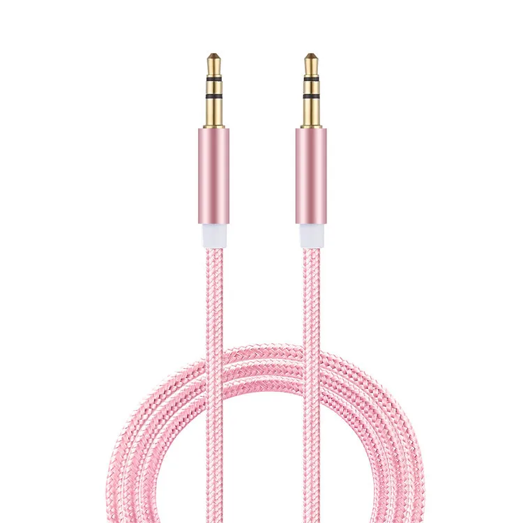 300PC/lot  Audio Cable Listening Focuses Cable Phone Car Speaker MP4 Headphone 3.5MM Audio AUX Cables