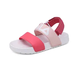 Summer baby sandals open toe breathable soft bottom non-slip beach shoes lightweight velcro