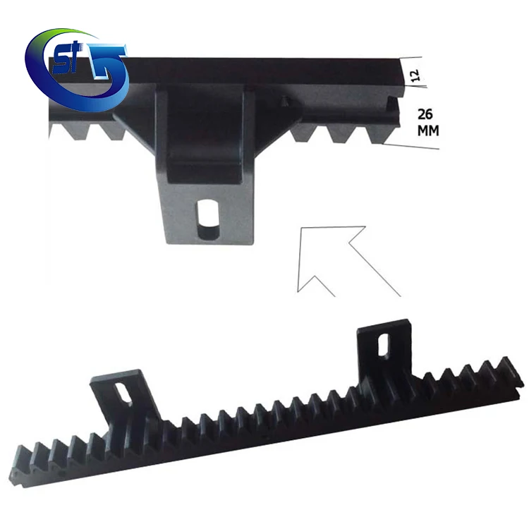 Automatic gates and fencing 2 lugs sliding gear rack for commercial premises