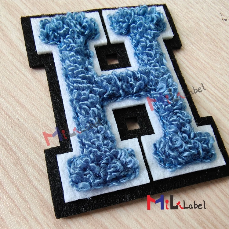
wholesale alphabet numbers and the heart patches custom embroidery custom patches chenille patches 