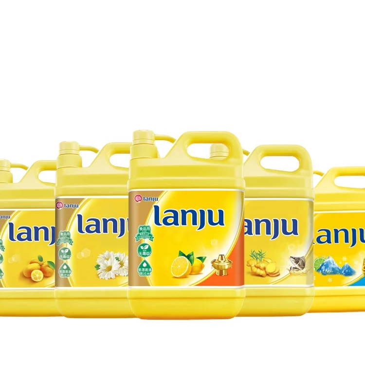Lanju Brand Nature Clean Dishwashing Liquid,Dishwashing Liquid,Non Toxic Dish Detergent Easy To Clear Water