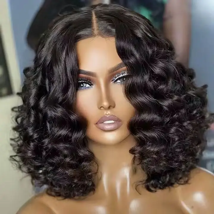 Cheap Bone Straight Human Hair Short Bob Wigs Human Hair Swiss Lace Front Wigs for Black Women Hd Lace Frontal Wigs Human Hair