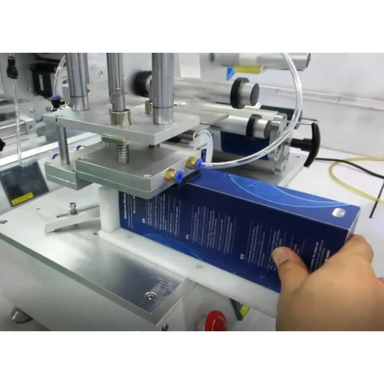  Semi Automatic Multifunctional Labeling Machine For Flat/ Round Bottles Label Sticker for Plastic Tin Cans Jars