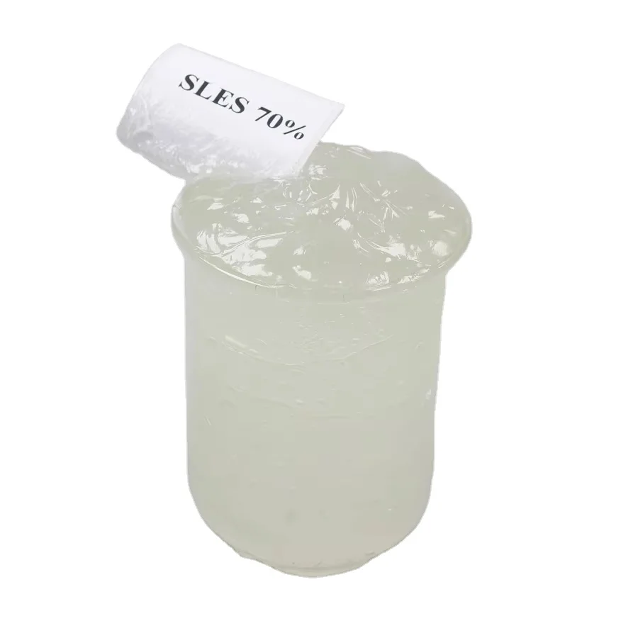 Manufacturer Supply SLES 70% Detergent Grade Sodium Lauryl Ether Sulfate CAS 68585-34-2 With Fast Delivery And Top Quality