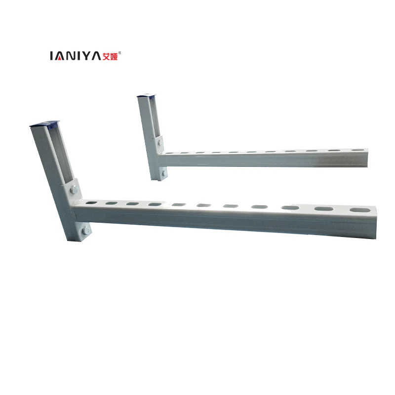 Customized Ac Compressor Wall Bracket Galvanized Welded Ac Bracket Ac Outdoor Stand Air Conditioner Bracket