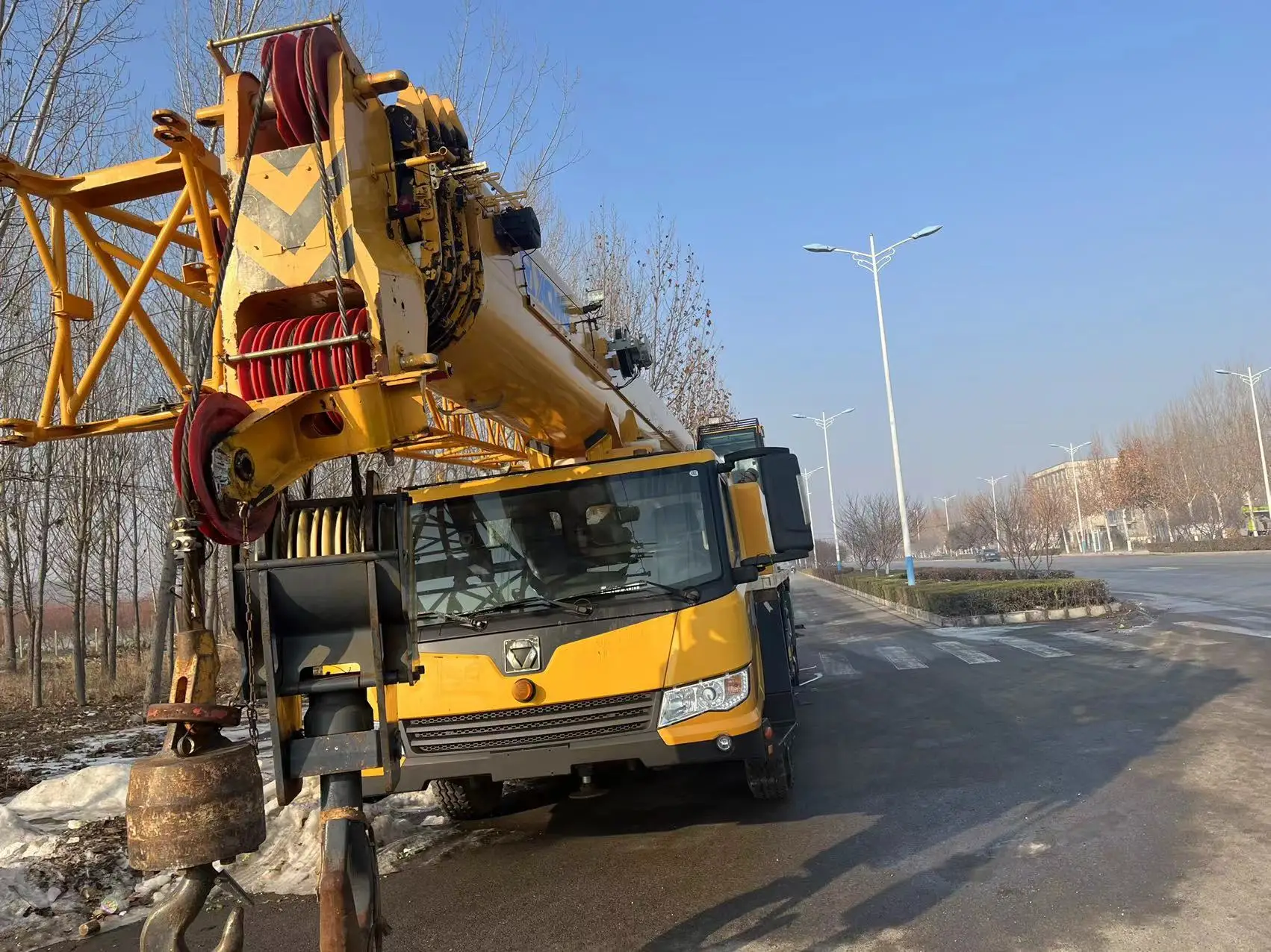 Construction Heavy Mobile Rough Terrain Crane Top brand 70/80/90/100/130 ton telescopic boom mobile crane in stock