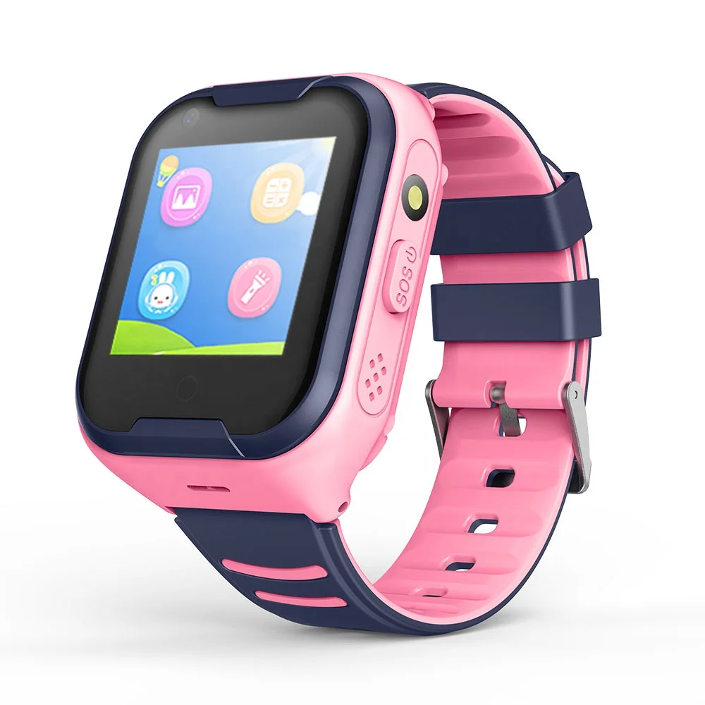 4G Network A36E Wifi GPS SOS Smart Watch Kids Video call IP67 waterproof Alarm Clock Camera Kids Watch