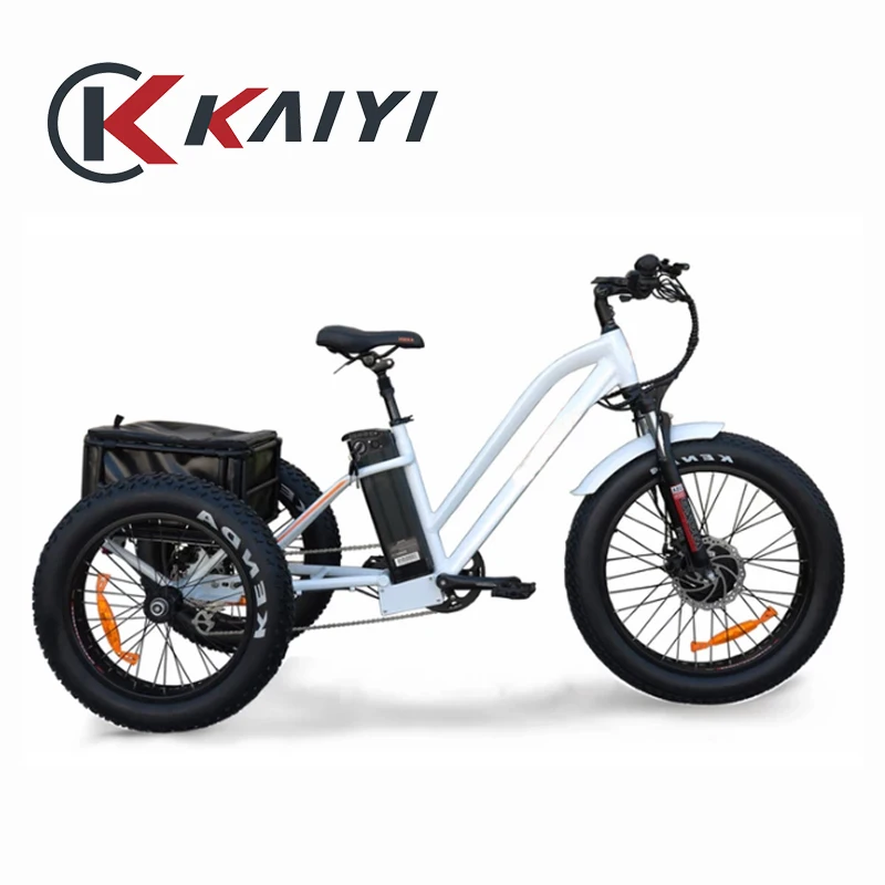 KAIYI Прямая продажа с завода маленький минимальный заказ доставка грузов Электрический трехколесный велосипед tuk