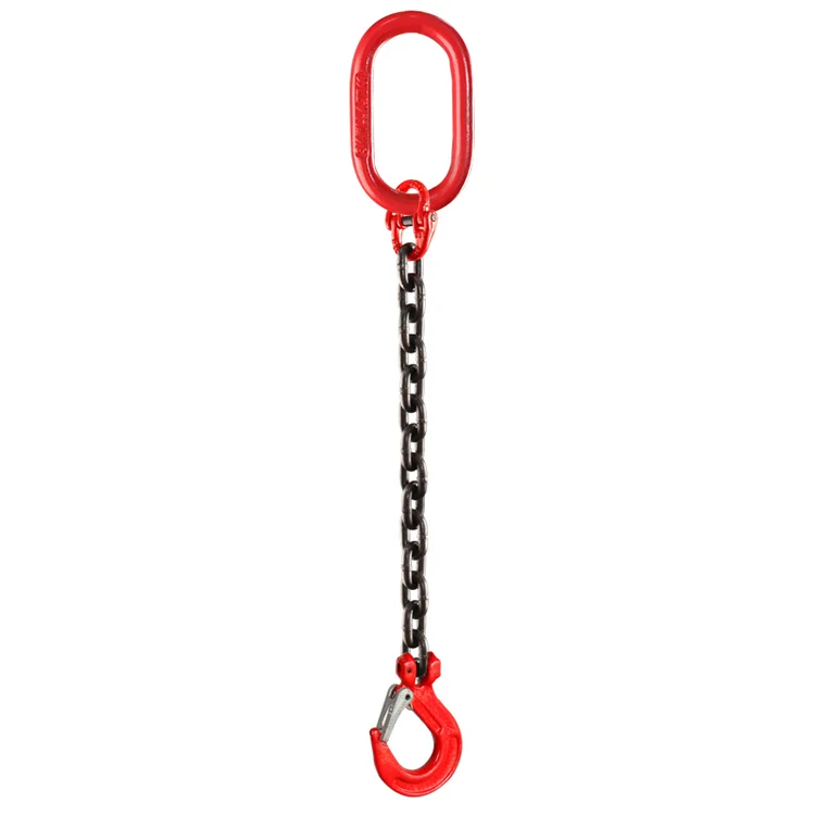 g80 one single 2 3 4 four leg chain lifting sling with hook