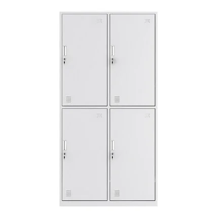 Cheap Price home offeice 4 Door steel cabinets Clothes Storage Locker on sale