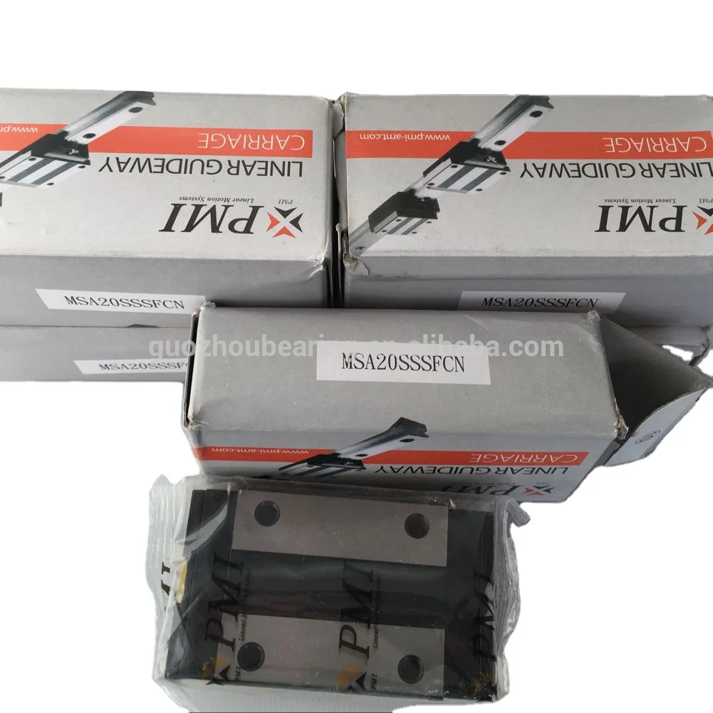 Линейный подшипник с линейным движением, линейный направляющий блок MSA20S MSA20SSSFCN