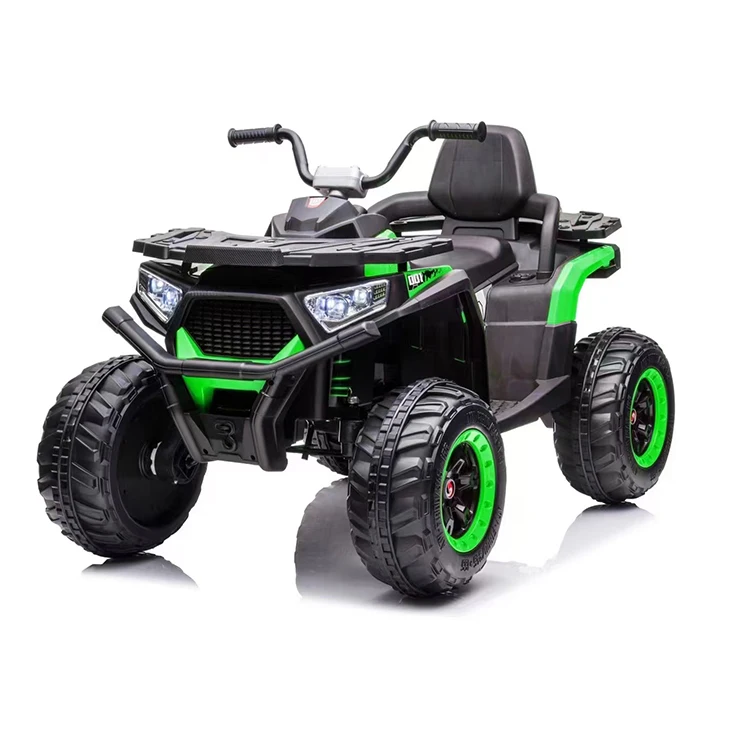 2023 Детский Электрический розовый автомобиль ATV с подсветкой музыки для девочек и мальчиков