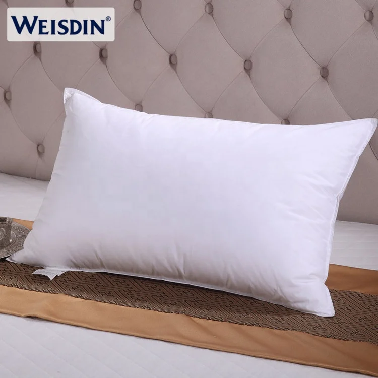 Wholesale Hotel Polyester Pillow Custom  Size  Polyester Or Cotton Fabric Polyester Filling Bed Pillow