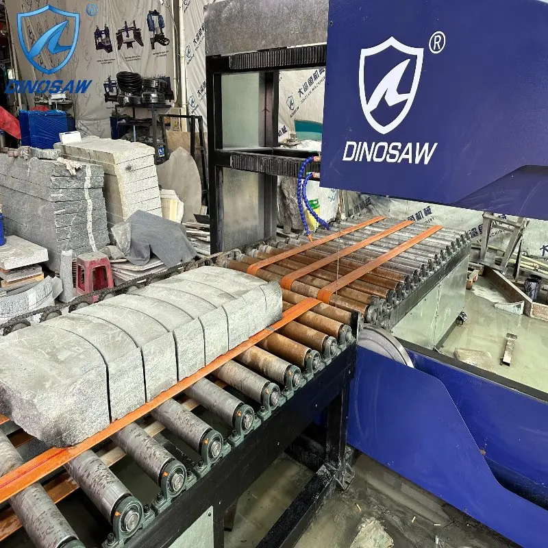 cnc decoration road S-Shape artificial Plaza parking stone cutting wire saw machine for Municipal Works